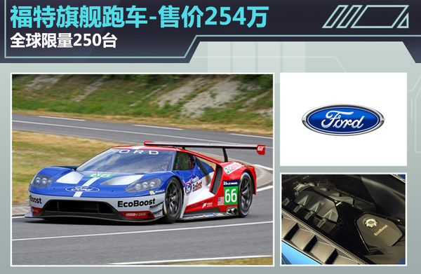 福特旗舰跑车-售价254万 全球限量250台