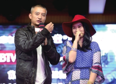 京华时报讯(记者赵楠楠)10月10日,邵桐,杨蕊出席《杀出黎明》北京电视