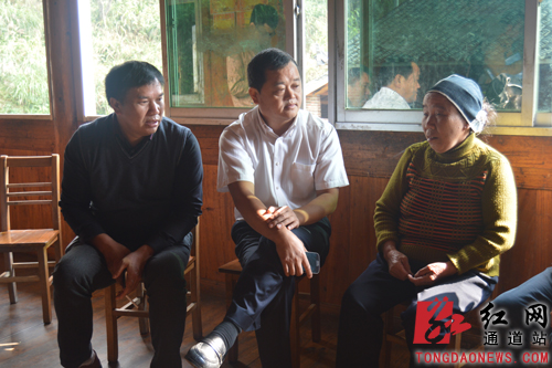 周安民深入通道县红香村开展"一进二访"活动