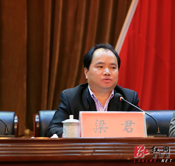 县委副书记,县长梁君就乡镇行政区划调整工作作强调  红网龙山站