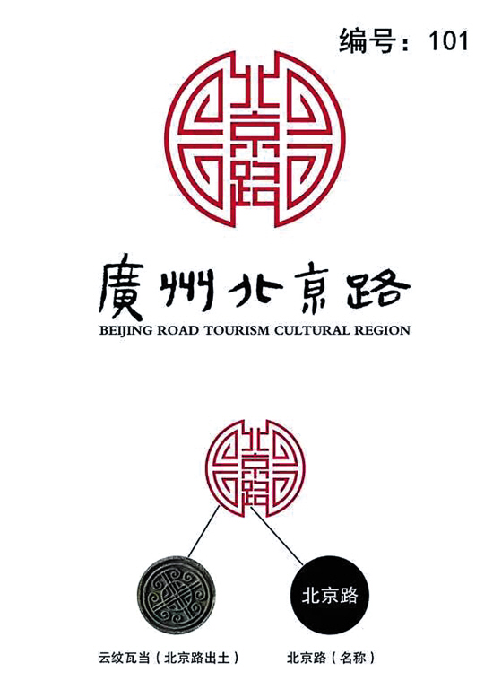 哪款logo浓缩北京路千年印记?