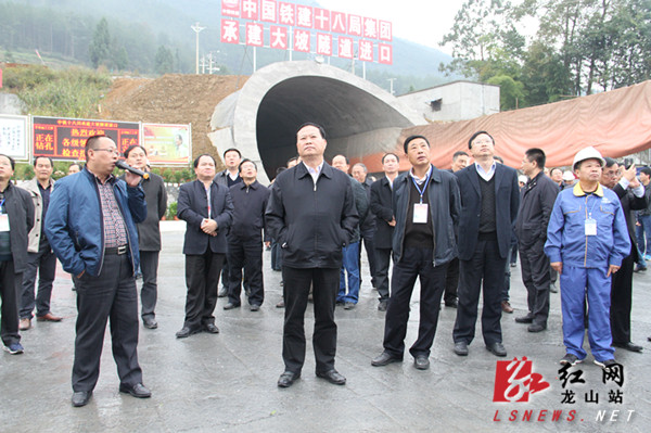 湘西州委经济工作现场推进会代表来龙山考察看点