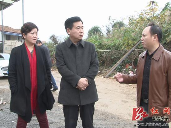 怀化市鹤城区委书记熊安台专题调度高堰路项目建设