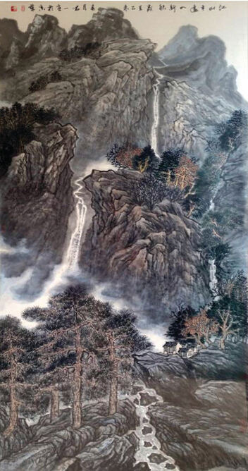 著名书画家裴君一艺术风采