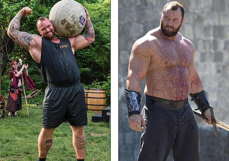 左图是布扬松在2015年度费城renaissance faire竞赛上,右图则是其在