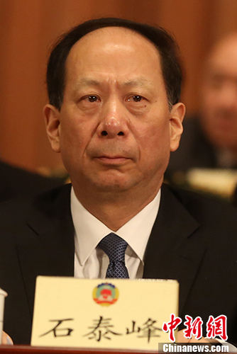 石泰峰任江苏省代理省长 承诺不空谈不作秀