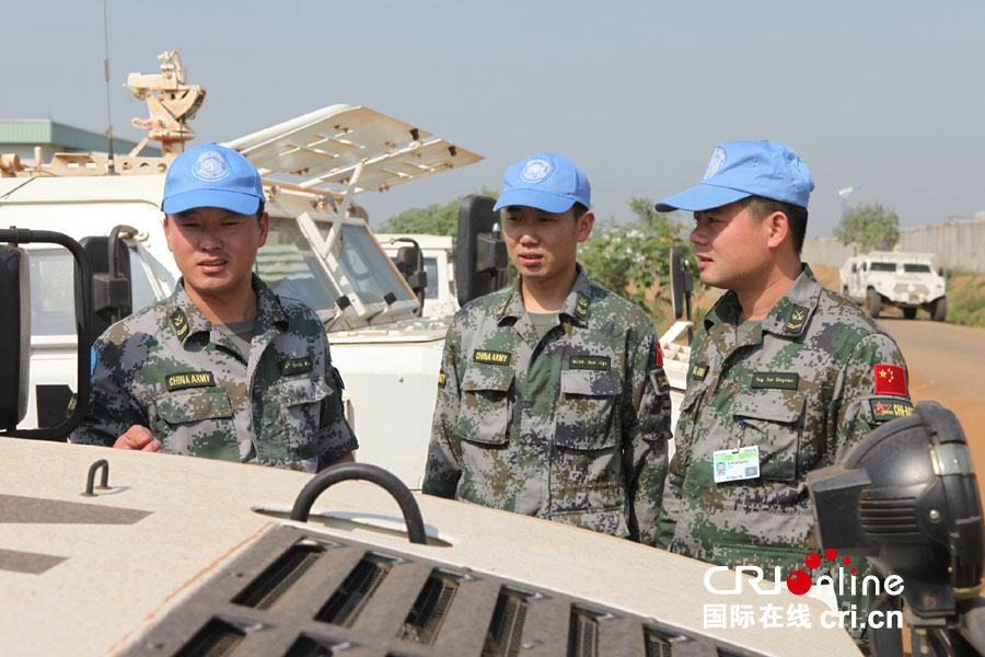 中国第二批赴南苏丹朱巴维和步兵营完成首次动态轮换交接高清组图