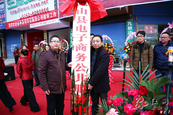 龙山电子商务公共服务中心成立