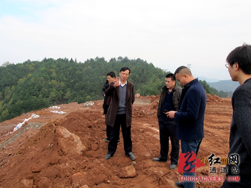 欧胜军 粟康敏)12月21日,通道县县长赵旭东带领国土,住建和安监部门