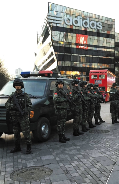 三里屯武警总队图片