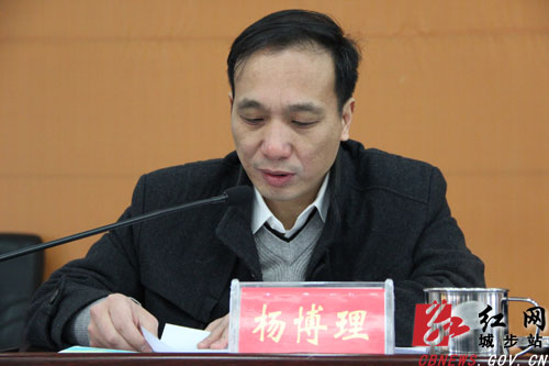 城步县委书记罗建南作工作汇报