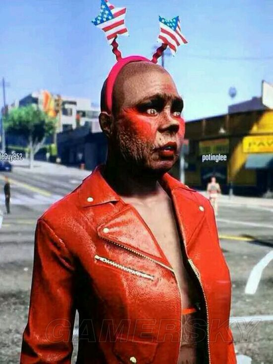 gtaol史上最丑捏脸 被玩坏的捏脸系统