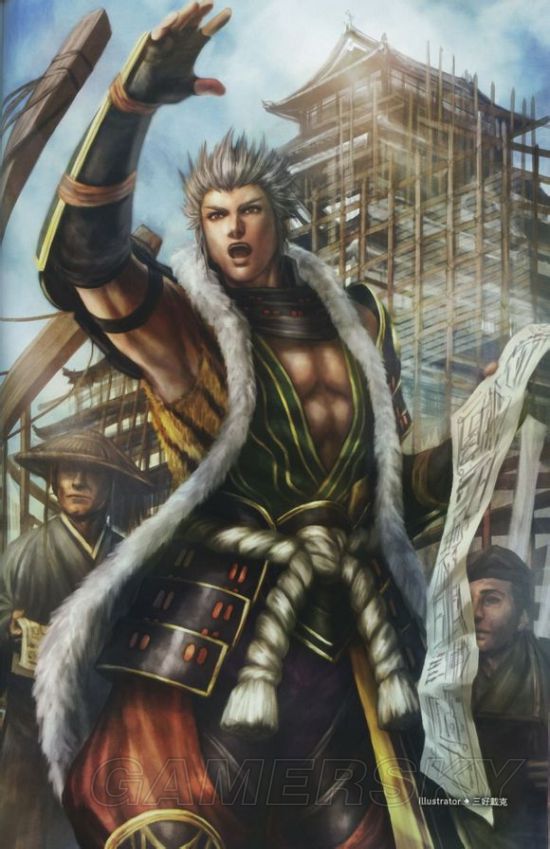 多图预警战国无双系列武将原画合集