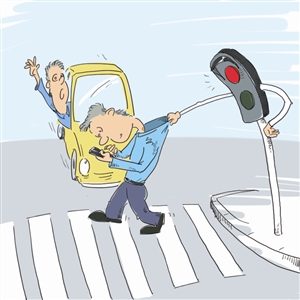 马路低头族是病可有法治