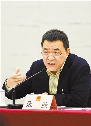 张国芳代表(上),张弦代表力陈赣深铁路东线方案的理据.