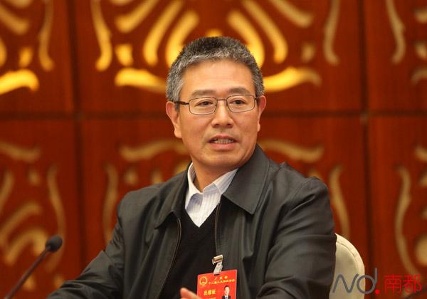 广东省人大代表,清远市委书记葛长伟.南都记者 冯宙锋 摄