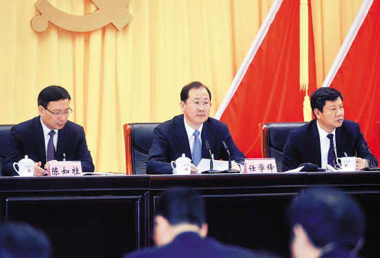 通讯员史伟宗报道:昨天下午,广州市人大代表,广州市委书记任学锋参加