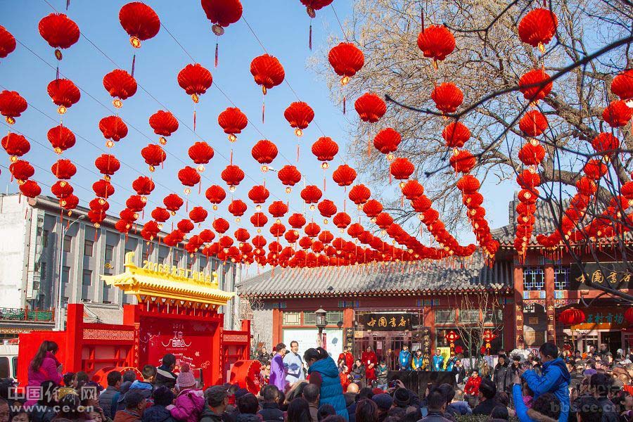 猴年春节北京厂甸庙会文市区墨香洋溢组图