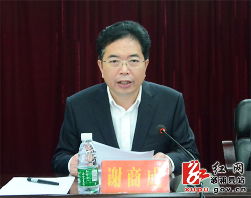 溆浦县乡镇党委换届工作会议召开 溆浦县委副书记,县长谢