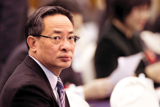 全国人大代表,广东省环保厅厅长鲁修禄.新快报记者 宁彪/摄