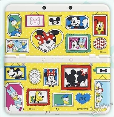 米老鼠及美乐蒂new3ds4款替换壳情报公开