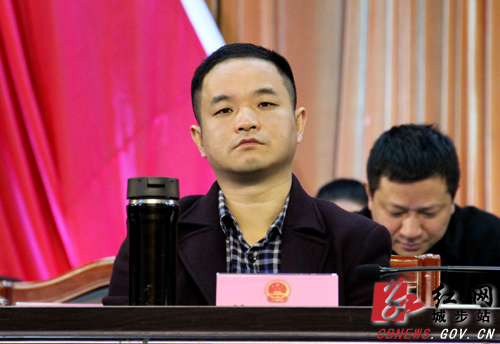 县委书记罗建南出席会议(肖丁勤摄)3月17日,城步第十六届人大第五次