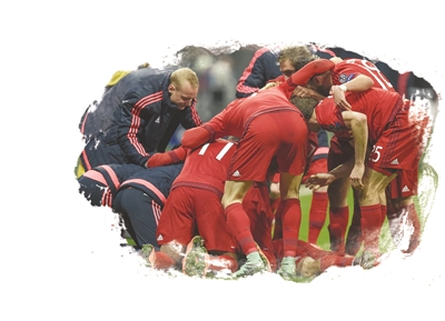 斑马险些掀翻拜仁