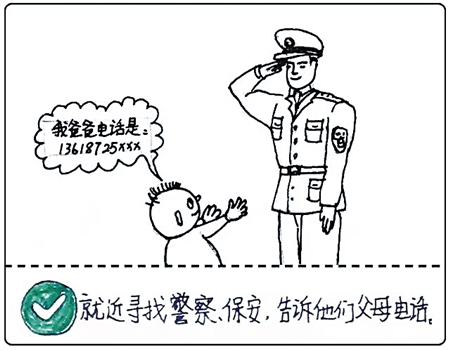 创作的漫画商报记者 秦健重庆商报讯 "和爸妈上街,人群拥挤,不慎走失