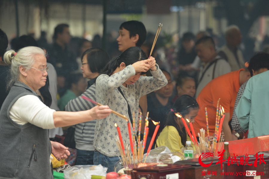 正清日 广州多地祭祀忙