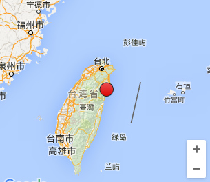 臺灣花蓮縣海域接連發生兩起地震_新浪新聞