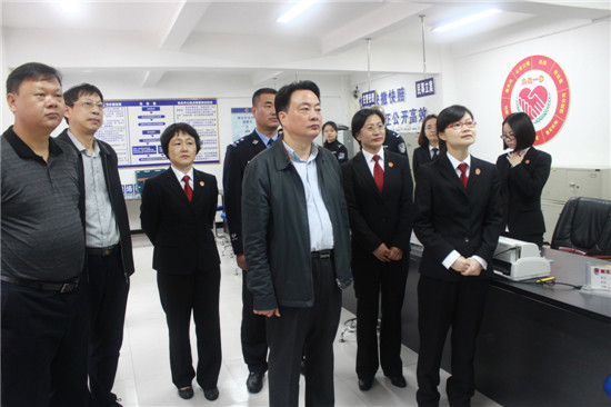 访莆田市中级人民法院院长苏建平