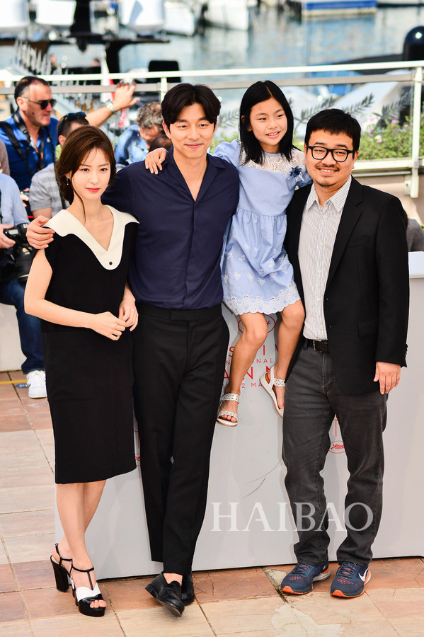 孔刘与郑有美现身2016第69届戛纳电影节《釜山行》的