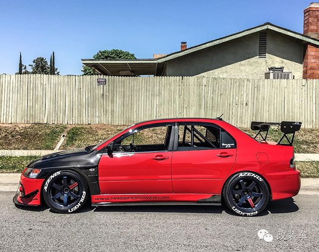 嗜血红魔 三菱EVO Ⅸ改装案例