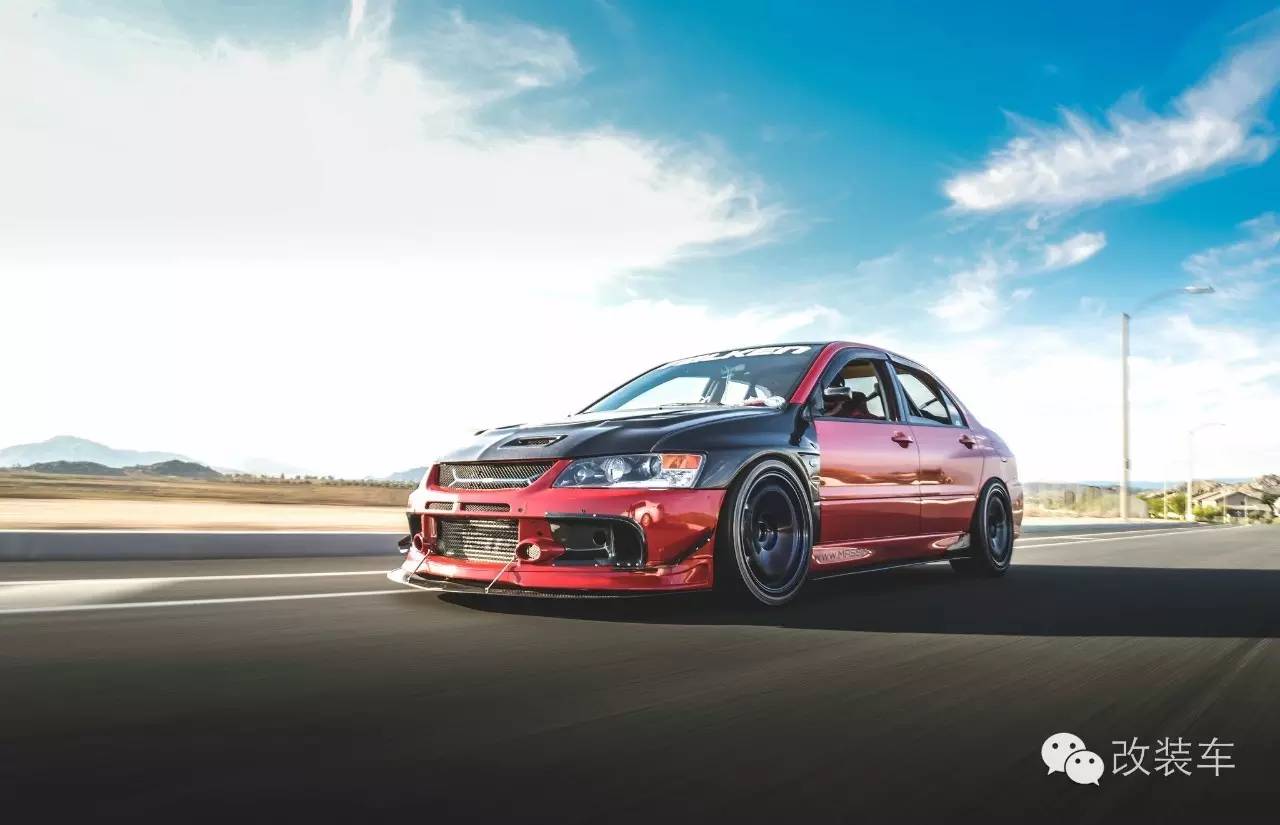 嗜血红魔 三菱EVO Ⅸ改装案例