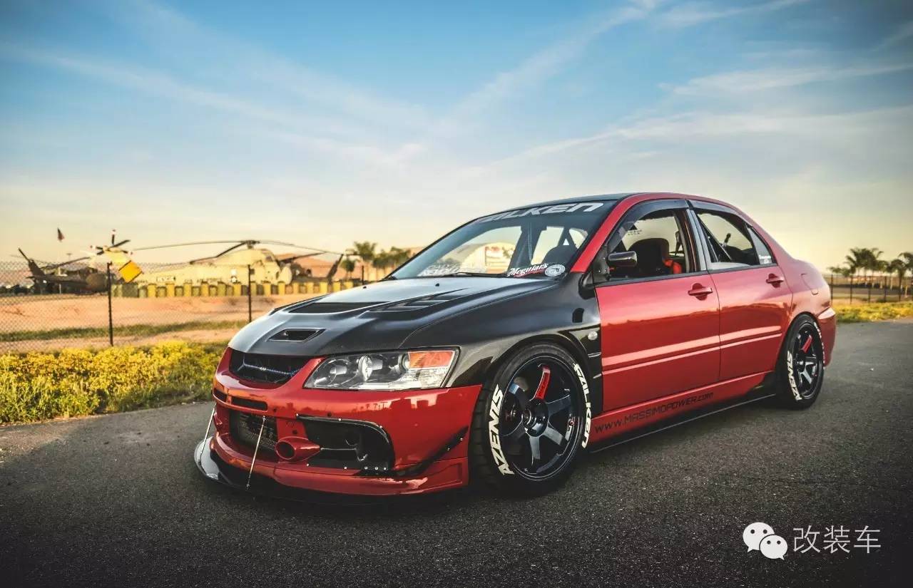 嗜血红魔 三菱EVO Ⅸ改装案例