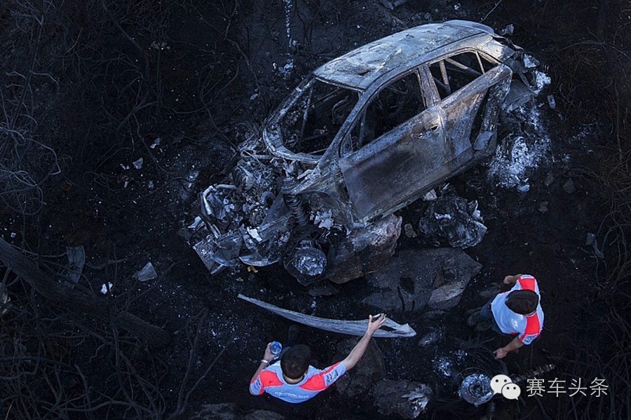 WRC葡萄牙站 一个弯道烧毁两台赛车