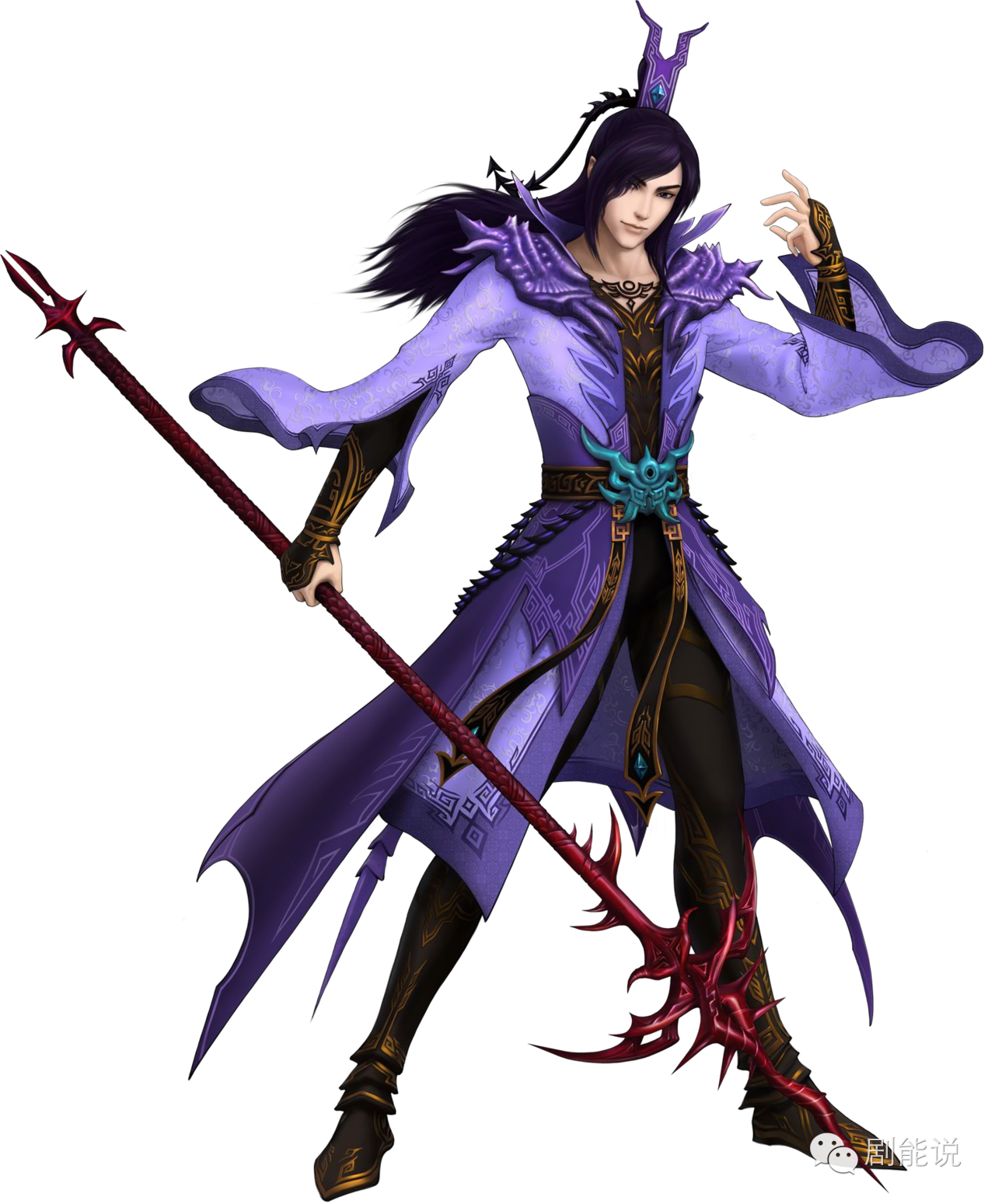 在游戏中,龙幽是魔界八国之一的夜叉国的二皇子,对外自称是西域商人