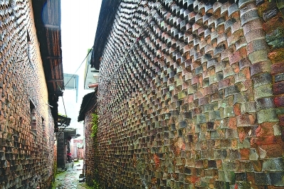 宁德蕉城碗窑村:用"碗"砌房 浓浓"闽南味"