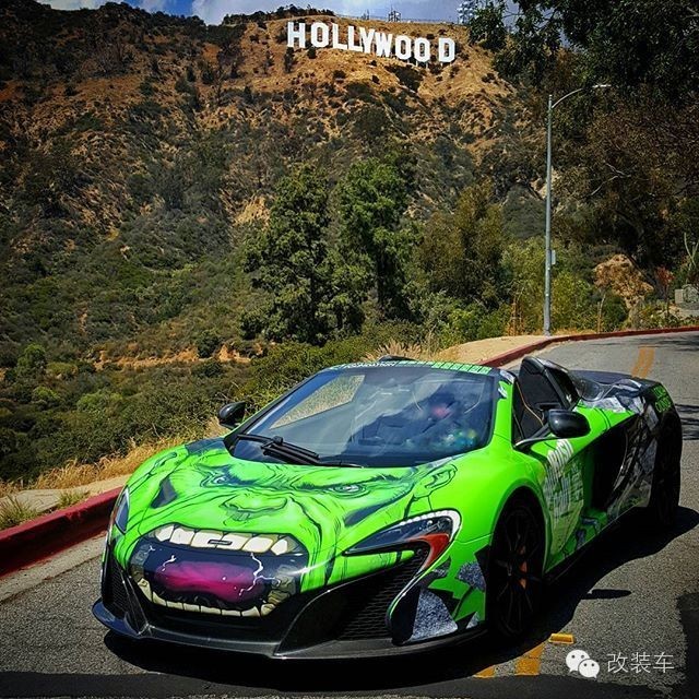 不服就咬 这是迈凯伦还是绿巨人