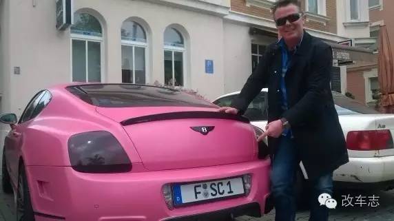 别人的儿童节 富豪送5岁女儿粉色宾利豪车