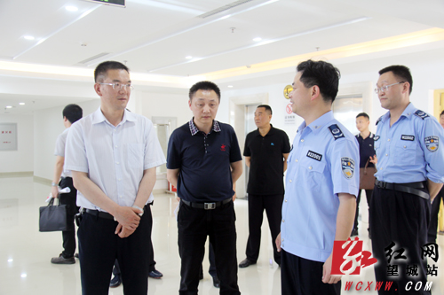 范焱斌调研长沙市望城区城管工作