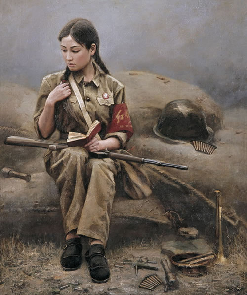 张大中笔下的女红卫兵