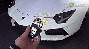 给豪车都不会开！因为你可能都进不去车门