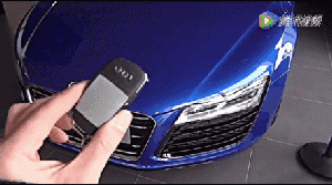 给豪车都不会开！因为你可能都进不去车门