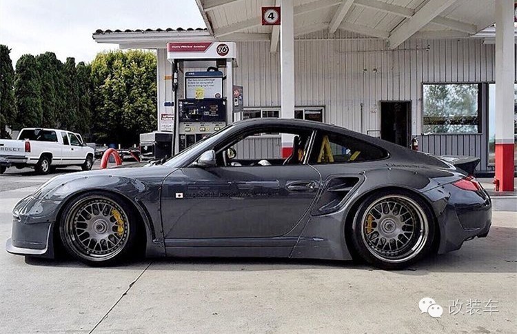 蓝色控的最爱 保时捷911宽体改装案例
