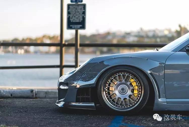蓝色控的最爱 保时捷911宽体改装案例
