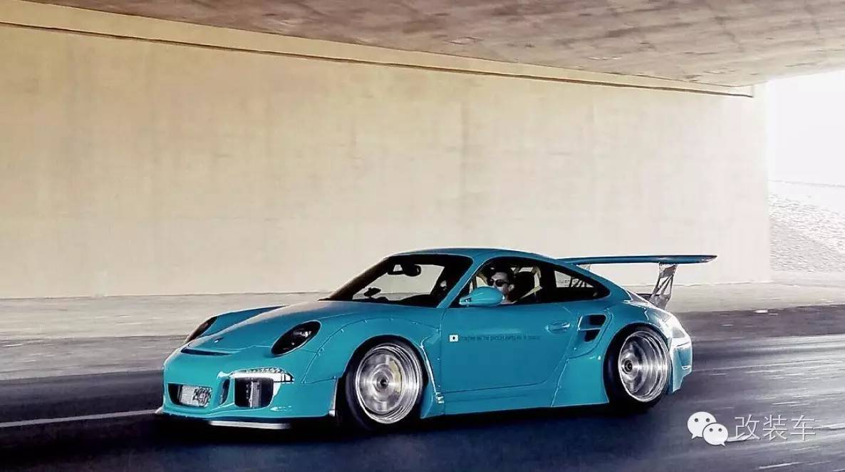 蓝色控的最爱 保时捷911宽体改装案例