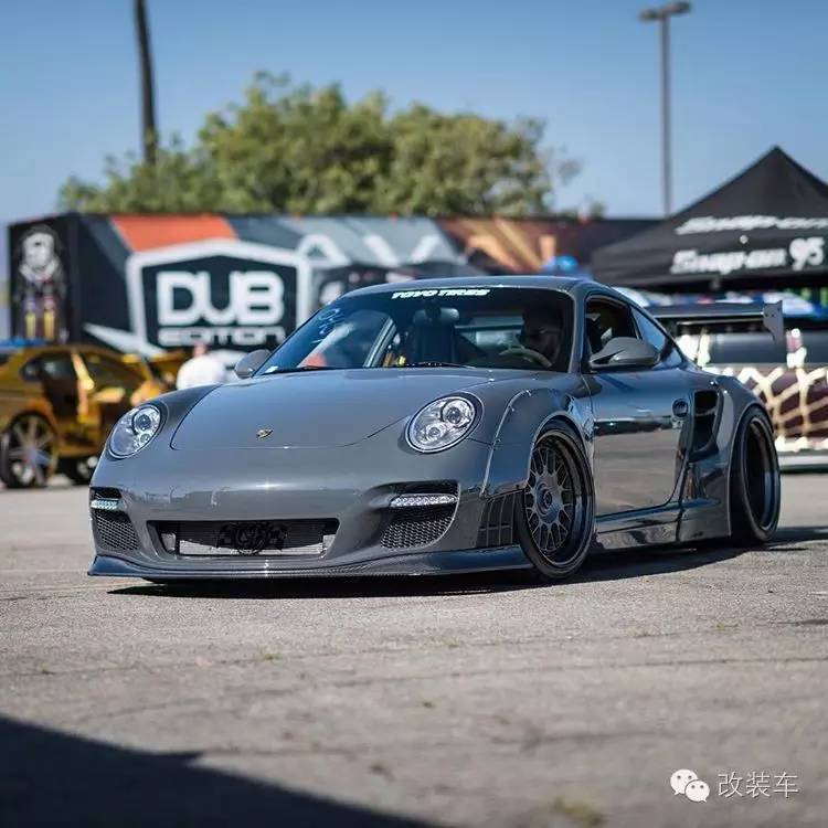 蓝色控的最爱 保时捷911宽体改装案例