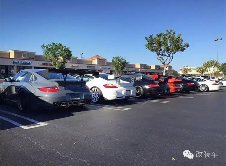 蓝色控的最爱 保时捷911宽体改装案例