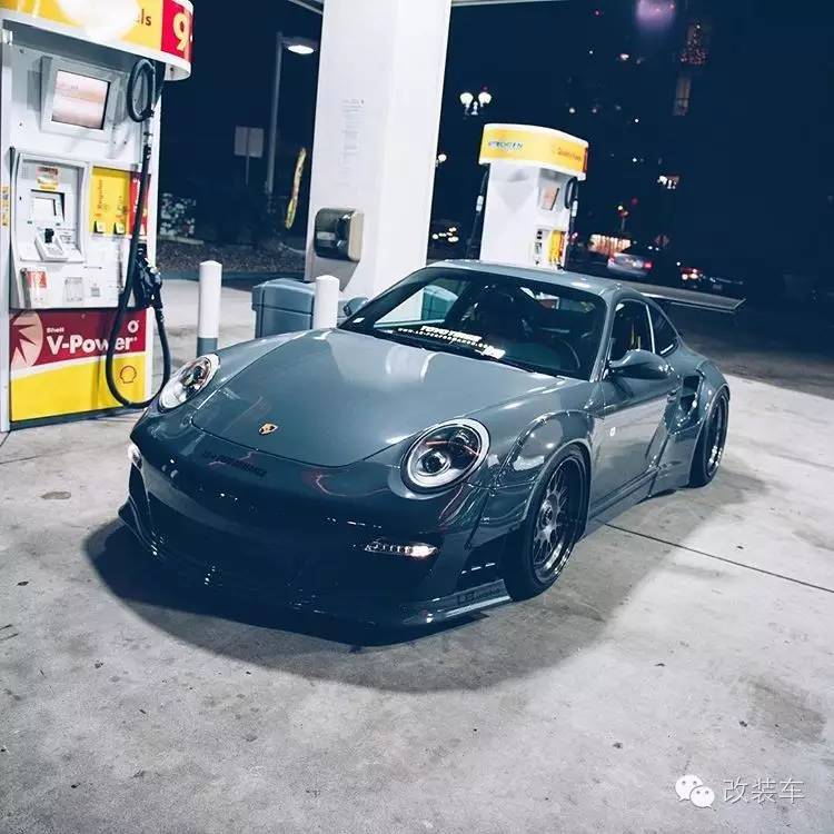 蓝色控的最爱 保时捷911宽体改装案例